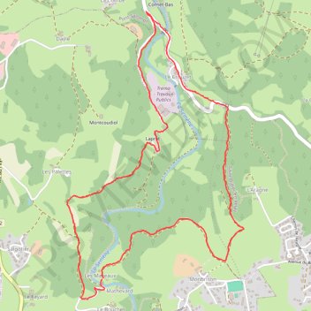 Trace GPS Autour de la Semène - La Séauve-sur-Semène, itinéraire, parcours