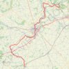 Trace GPS GR 655 : De Saint-Hilarion (Yvelines) à Bonneval (Eure-et-Loir), itinéraire, parcours