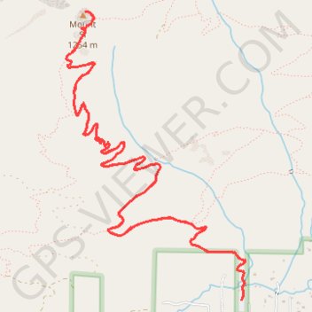 Trace GPS Mount Si, itinéraire, parcours