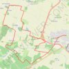 Trace GPS Circuit Vignes et roses - Doué-la-Fontaine, itinéraire, parcours