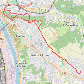 Trace GPS Mont Gargan, itinéraire, parcours