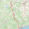 Trace GPS Traversée des Alpes de Modane à Nice, itinéraire, parcours