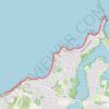 Trace GPS Cote nord Piriac de Port au Loup à Pointe de Merkel, itinéraire, parcours