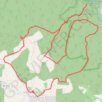Trace GPS Tour du Saleyron, itinéraire, parcours