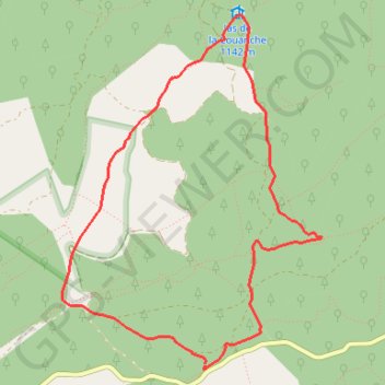 Trace GPS Mont Ventoux - Pavillon de Rolland, itinéraire, parcours