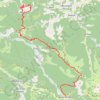 Trace GPS Aleu - Aulus les Bains, itinéraire, parcours