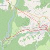Trace GPS Itinéraire pédestre Bains les Bains, itinéraire, parcours