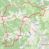 Trace GPS MTB France huisje Baptiste, 45km, 1000 hoogtemeters, itinéraire, parcours