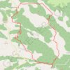 Trace GPS Povlen/Zarožje-Roge-kanjon Rogačice-Oab, itinéraire, parcours