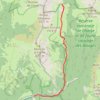 Trace GPS Col d'Orgeval, itinéraire, parcours