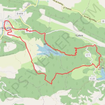 Trace GPS Bois noir et lac de Filheit, itinéraire, parcours