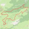 Trace GPS Le Viala-Haut - La forêt des Enguilhens (variante par les Burons), itinéraire, parcours