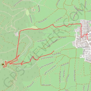 Trace GPS Wettolsheim, Hagueneck, itinéraire, parcours