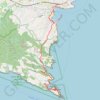 Trace GPS Randonnée sur la presqu'ile de Portofino, itinéraire, parcours