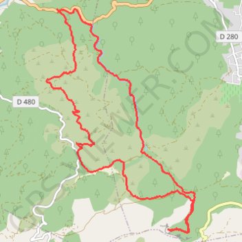 Trace GPS Huveaune de Chambeyron, itinéraire, parcours