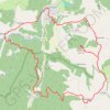Trace GPS De Brionnet à Courgoul par Saurier, itinéraire, parcours