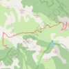 Trace GPS Mont-Gravières, itinéraire, parcours