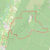 Trace GPS Montmirat - Le Bois de Lens, itinéraire, parcours