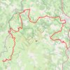 Trace GPS Tour des Monts Aubrac. De Recoules-d'Aubrac à Aumont-Aubrac (Lozère), itinéraire, parcours