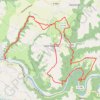 Trace GPS Le long du Tarn vers Arthes, itinéraire, parcours