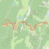 Trace GPS Du triangle d'Engins à la Barthélémie, itinéraire, parcours