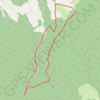 Trace GPS Source du Durbion - Le Void de la Borde, itinéraire, parcours
