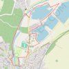 Trace GPS Autour du château de Montitgny, itinéraire, parcours