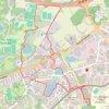 Trace GPS Course à pied la campagne à la ville - Cesson - Sévigné, itinéraire, parcours