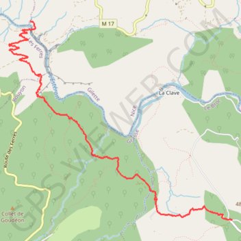 Trace GPS Pont de la cerise, itinéraire, parcours