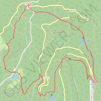 Trace GPS Des Seiglières au marais, itinéraire, parcours