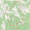 Trace GPS Le Beaucet-Caroufra-Venasque (84), itinéraire, parcours