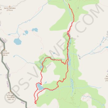 Trace GPS Etangs de Roumazet et de Soucarrane, itinéraire, parcours