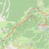 Trace GPS Cascades de Narreyroux, itinéraire, parcours
