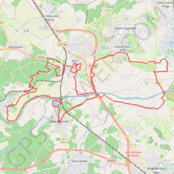 Trace GPS Boucle des 3 clochers (variante 1/2) - 16601 - UtagawaVTT.com, itinéraire, parcours