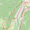 Trace GPS Echaillon-les Vincents-prelenfrey, itinéraire, parcours