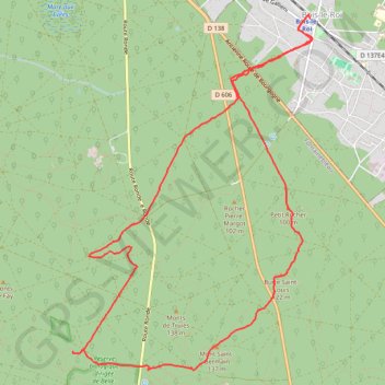 Trace GPS La Grotte aux Cristaux, itinéraire, parcours