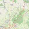 Trace GPS GR39 étape 1 : De Saint-Grégoire à la forêt de Saint Aubin du Cormier, itinéraire, parcours