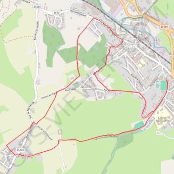 Trace GPS Sentier de la Chapelle - Saint-Etienne-au-Mont, itinéraire, parcours