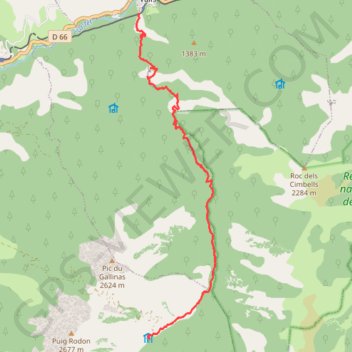 Trace GPS La Carança, itinéraire, parcours