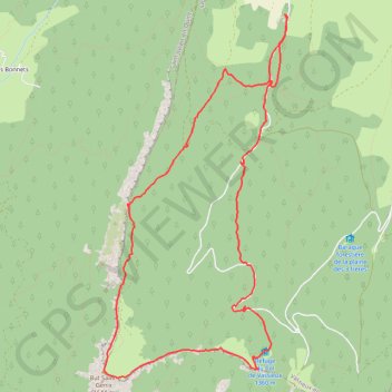 Trace GPS But de Saint genix, itinéraire, parcours