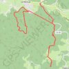 Trace GPS La grotte Sarrazine, itinéraire, parcours
