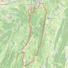 Trace GPS Grusse - Augissey, itinéraire, parcours
