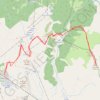 Trace GPS Mont des croix pointe de friolin, itinéraire, parcours