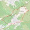 Trace GPS Saint-Jean-du-Puy et le Régagnas, itinéraire, parcours