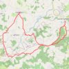 Trace GPS Monts du Lyonnais - Sainte-Catherine, itinéraire, parcours