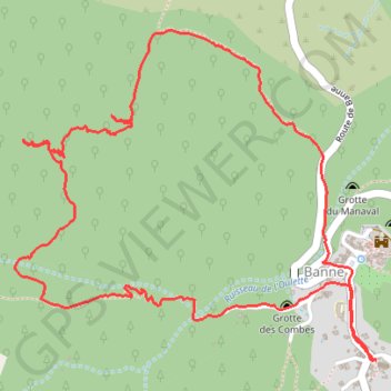 Trace GPS Autour du massif de Bonne Vieille, itinéraire, parcours