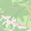 Trace GPS Cap de Gauch par la crête ouest, itinéraire, parcours