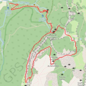 Trace GPS Par le cirque Sans Nom et l'Arche à l'Aiguille, itinéraire, parcours