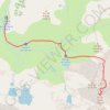 Trace GPS Pic de Rulhe depuis le Pla des Peyres, itinéraire, parcours