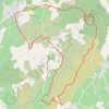 Trace GPS 04-FEV-2021 ST JEAN DE LA BLAQUIERES - ROC DES VIERGES - FOUR A CHAUX - CANYON DU DIABLE, itinéraire, parcours
